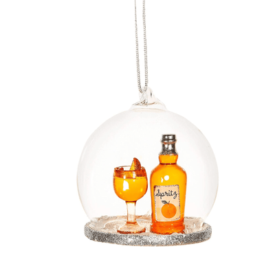 Orange Spritz Dome Christmas Tree Decoration