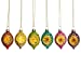 Sass & Belle Christmas Christmas Decorations Set of 6 Retro Hanging Oval Christmas Tree Decorations