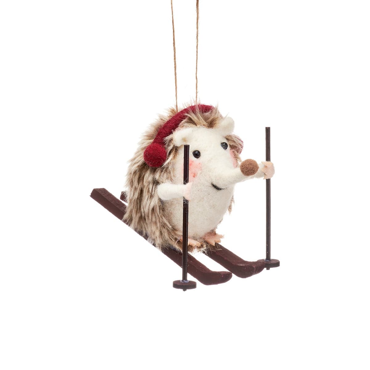 Sass & Belle Christmas Christmas Decorations Set of Three Festive Hedgehogs Christmas Tree Decorations