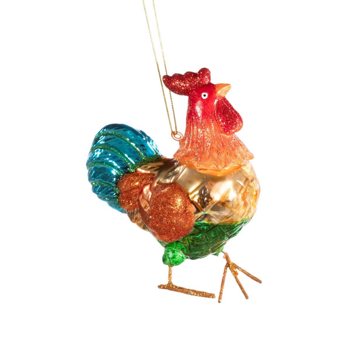Sass & Belle Christmas Decorations Cockerel Christmas Tree Decoration