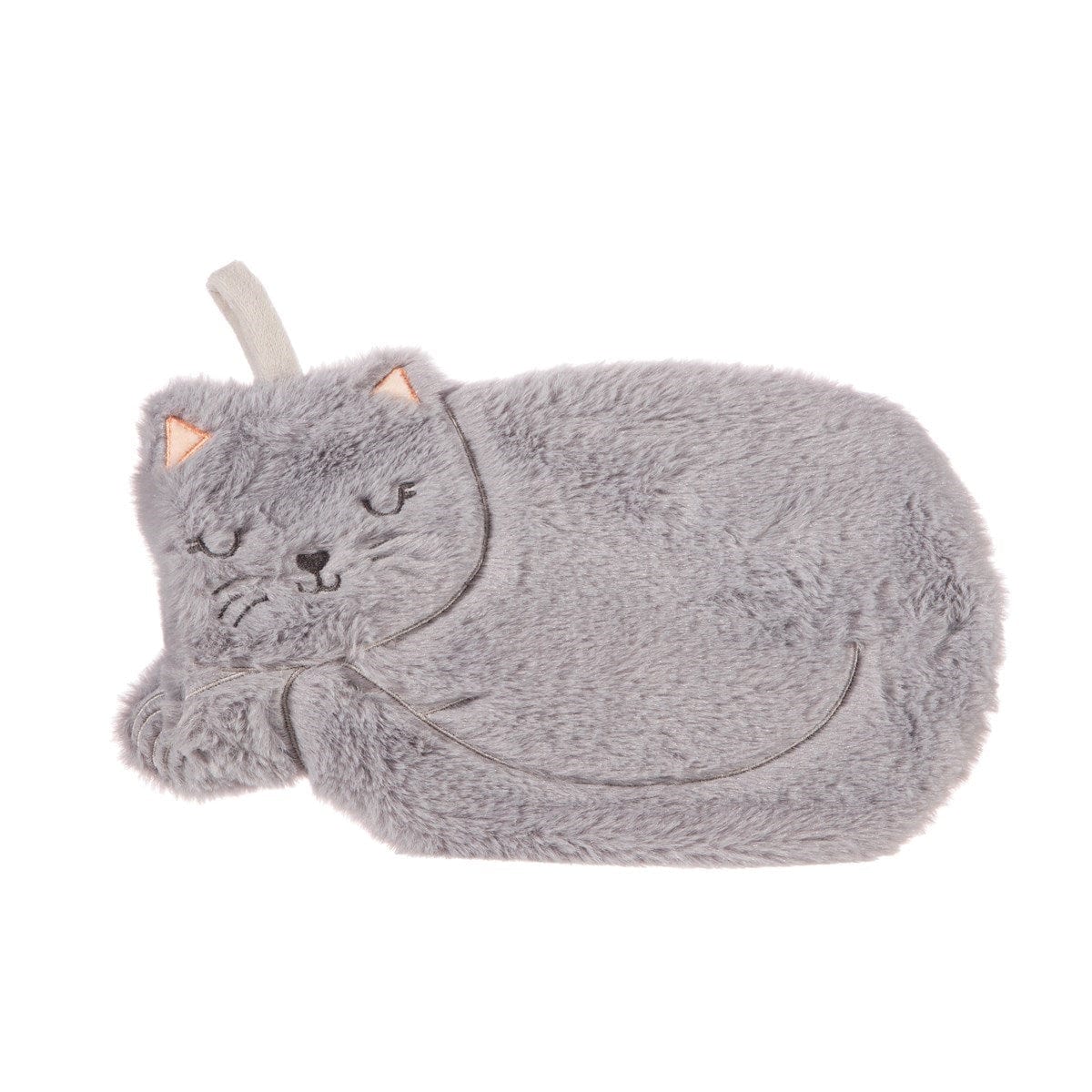 Sass & Belle Hot Water Bottle Grey Cat Design Hot Water Bottle