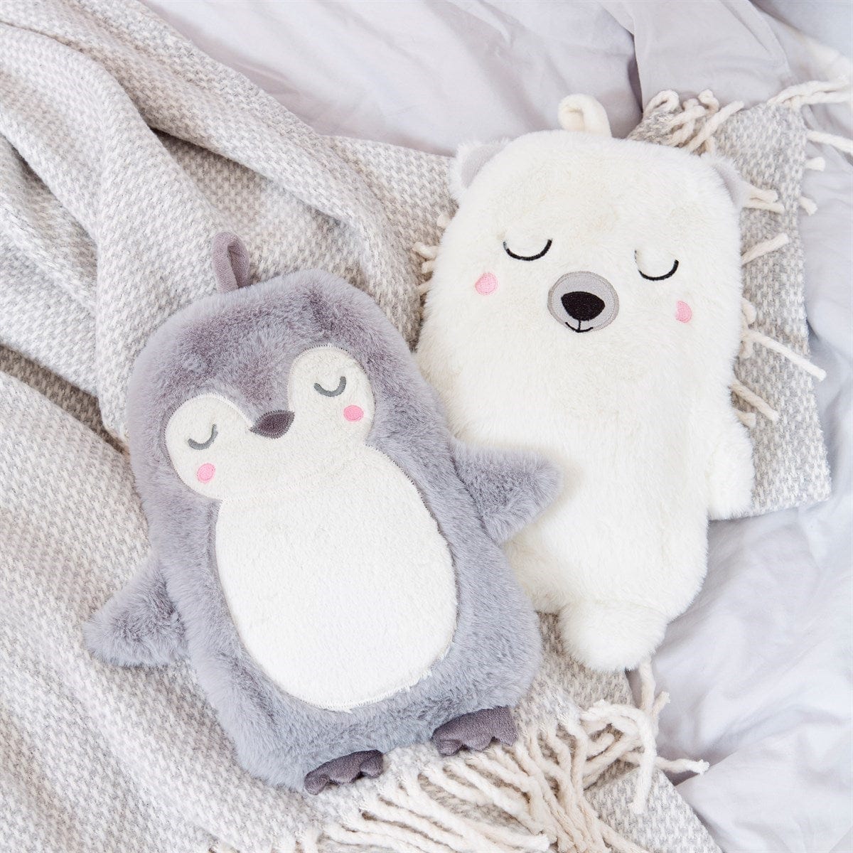 Sass & Belle Hot Water Bottle Polar Bear Design Hot Water Bottle