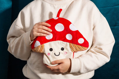 Sass & Belle Hot Water Bottle Toadstool Design Hot Water Bottle