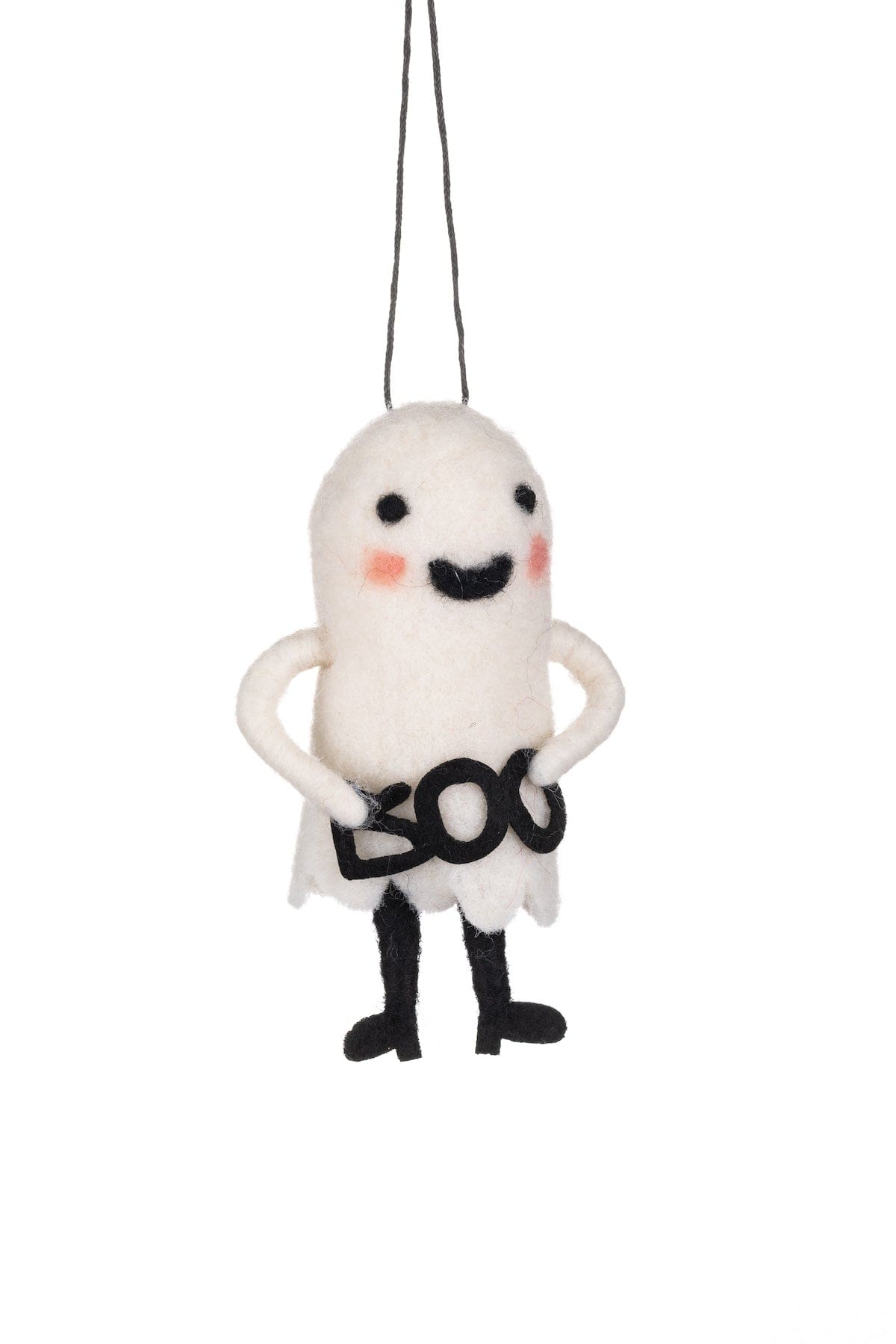Shoeless Joe Boo Ghost Hanging Halloween Decoration | Mollie & Fred ...