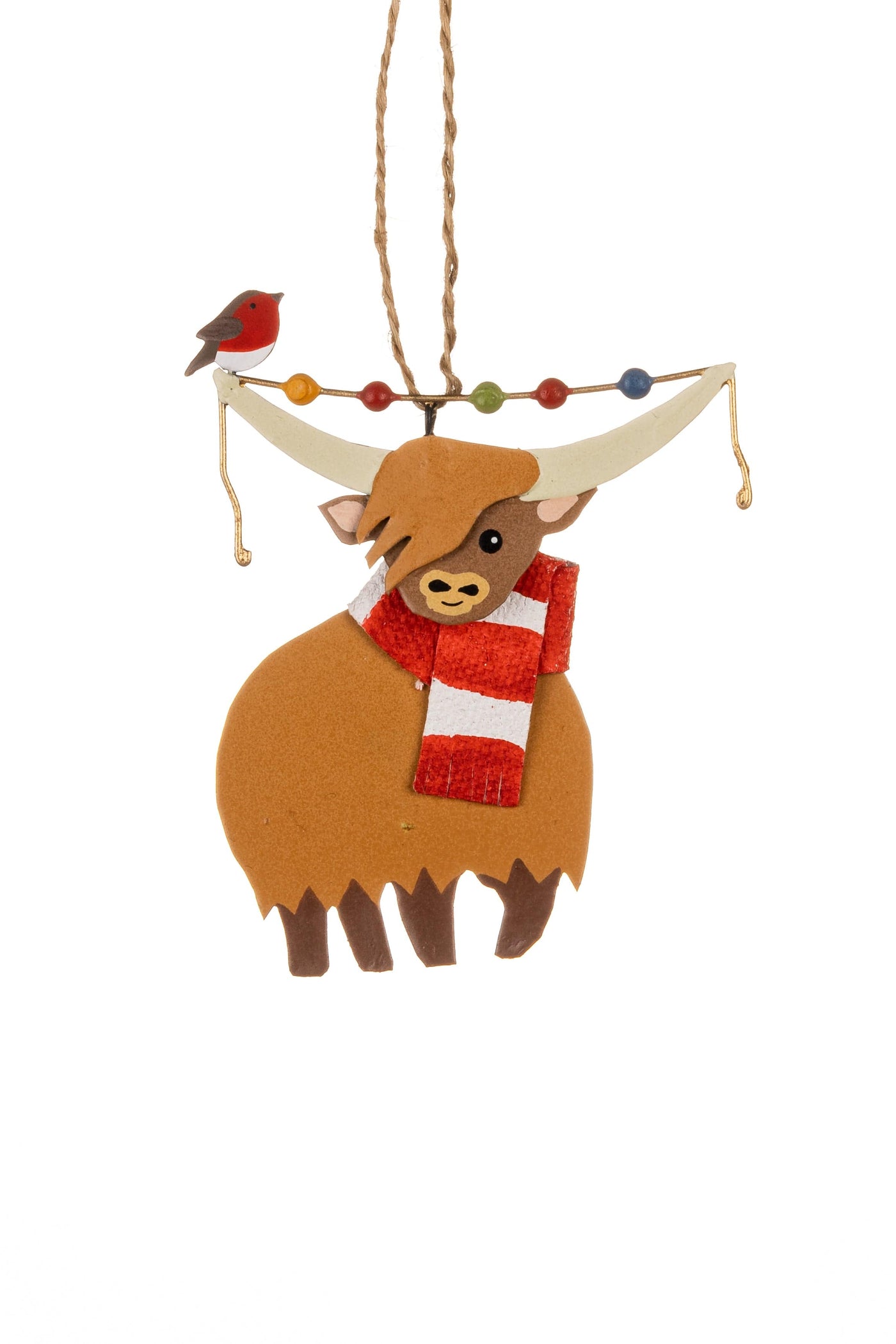 Shoeless Joe Christmas Decorations Highland Cow Christmas Tree Decoration