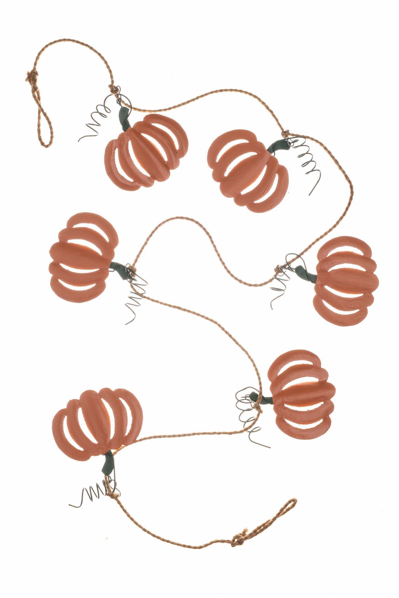 Shoeless Joe Halloween Decoration Metal Pumpkin Halloween Garland