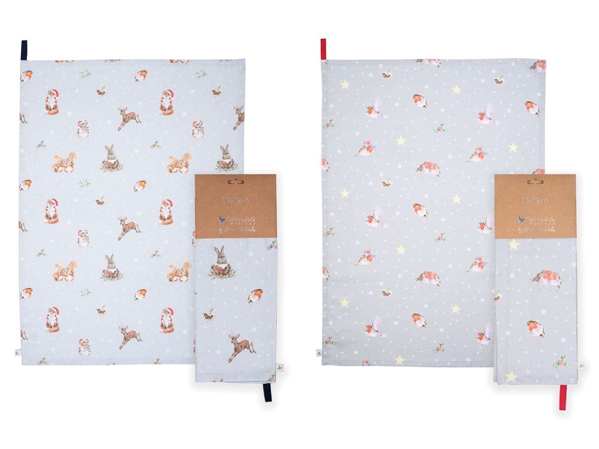 Sifcon International Ovenglove Illustrated Animal Tea Towels - Choice of Design
