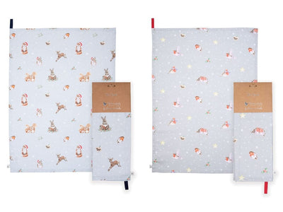 Sifcon International Ovenglove Illustrated Animal Tea Towels - Choice of Design