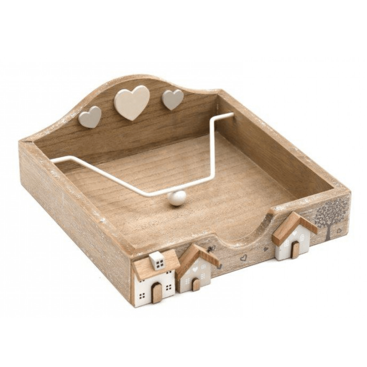 Sifcon International Home accessories Wooden House Design Napkin Holder