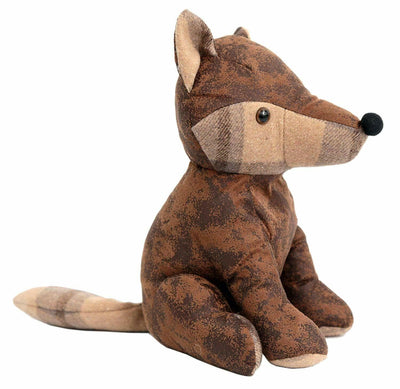 Fabric Weighted Fox Door Stop