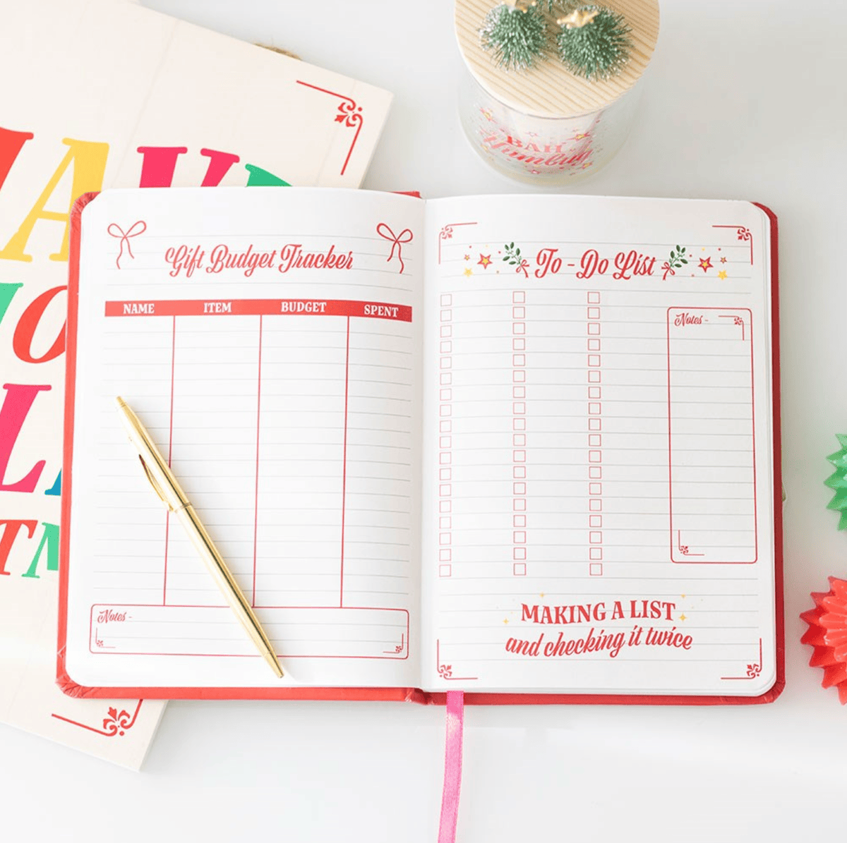 Something Different Stationery Merry Little Christmas Planner