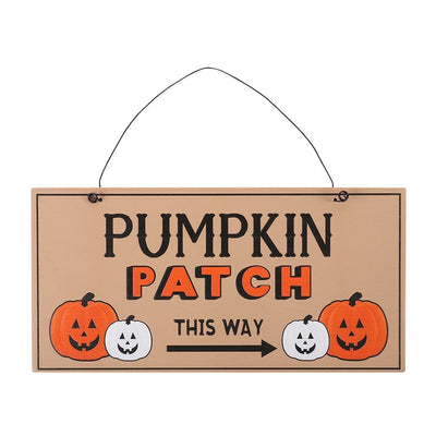 Something Different Wall Signs & Plaques Pumpkin Patch This Way Halloween Plaque