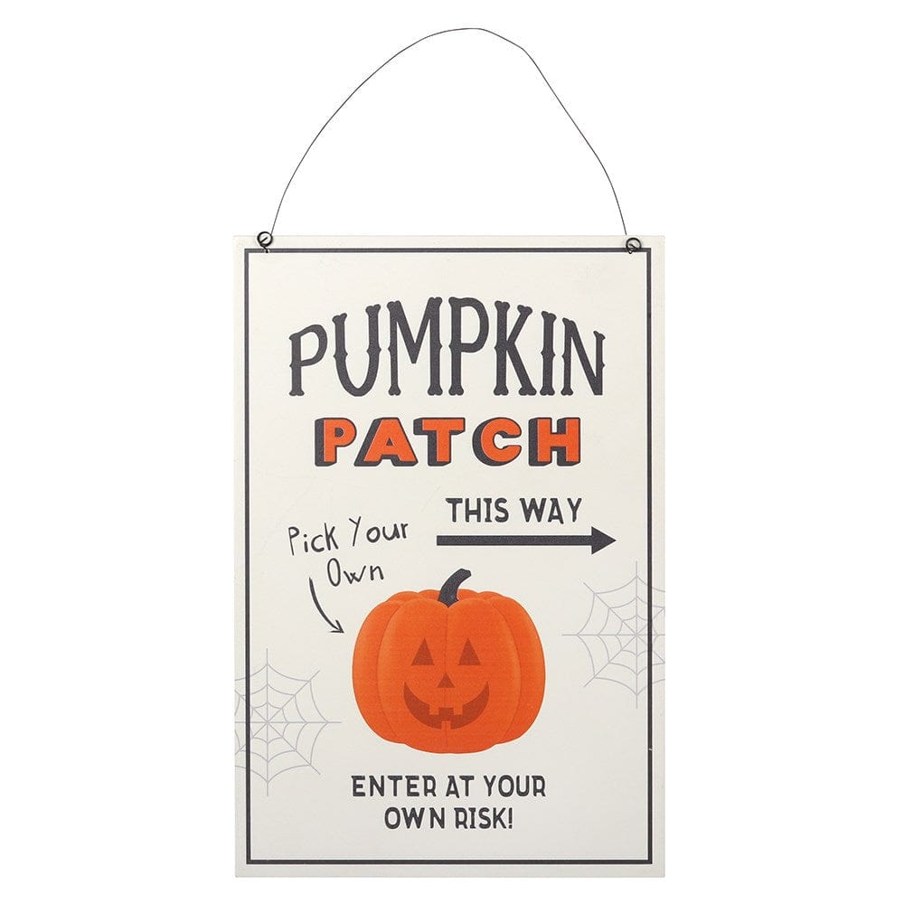 Something Different Wall Signs & Plaques Pumpkin Patch This Way Large Hanging Plaque