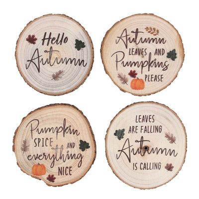 Something Different Coasters & Placemats Set of Four Autumnal Coasters