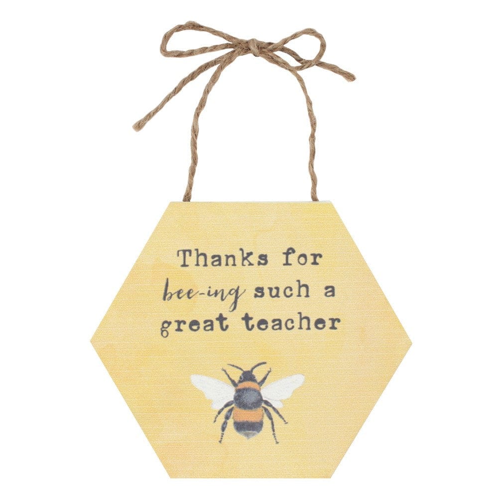 Something Different Wall Signs & Plaques Thanks For Bee-ing Such A Great Teacher Plaque