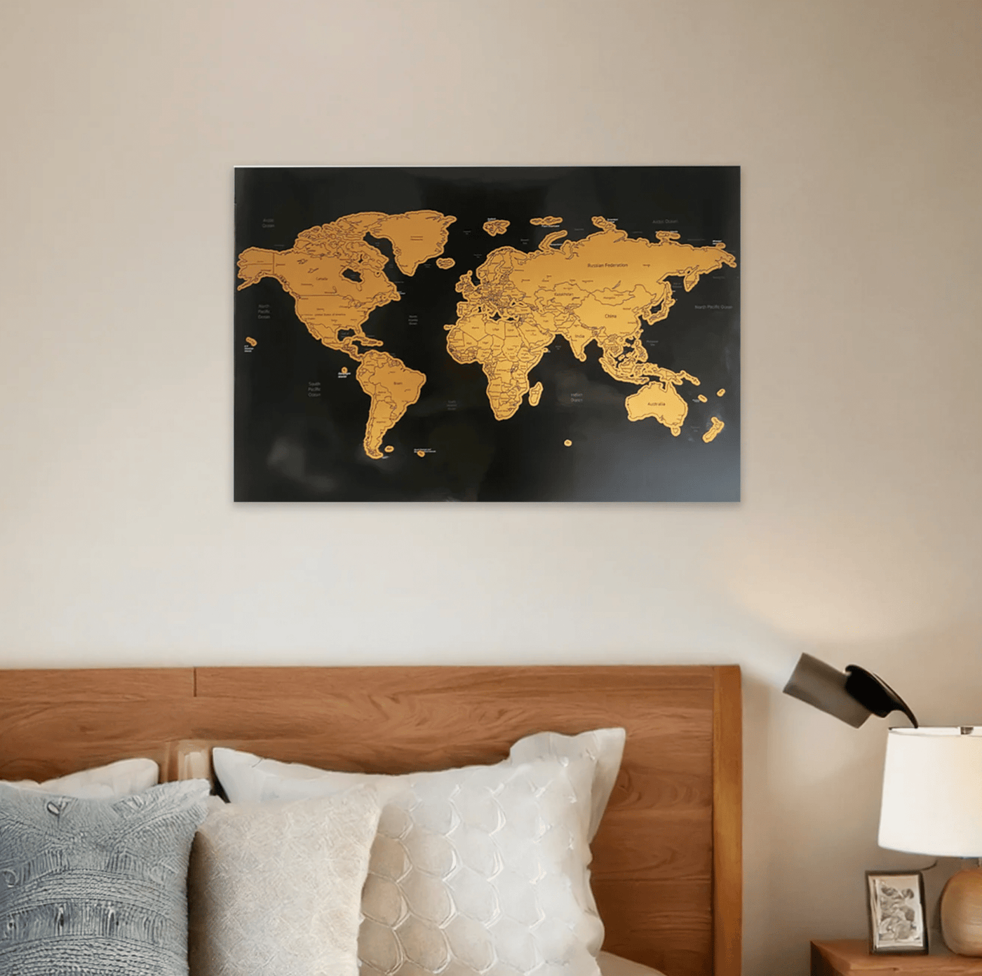 Splosh Gifts Novelty Gifts Gleneagles Black Scratch Off World Map - Interactive World Map Poster