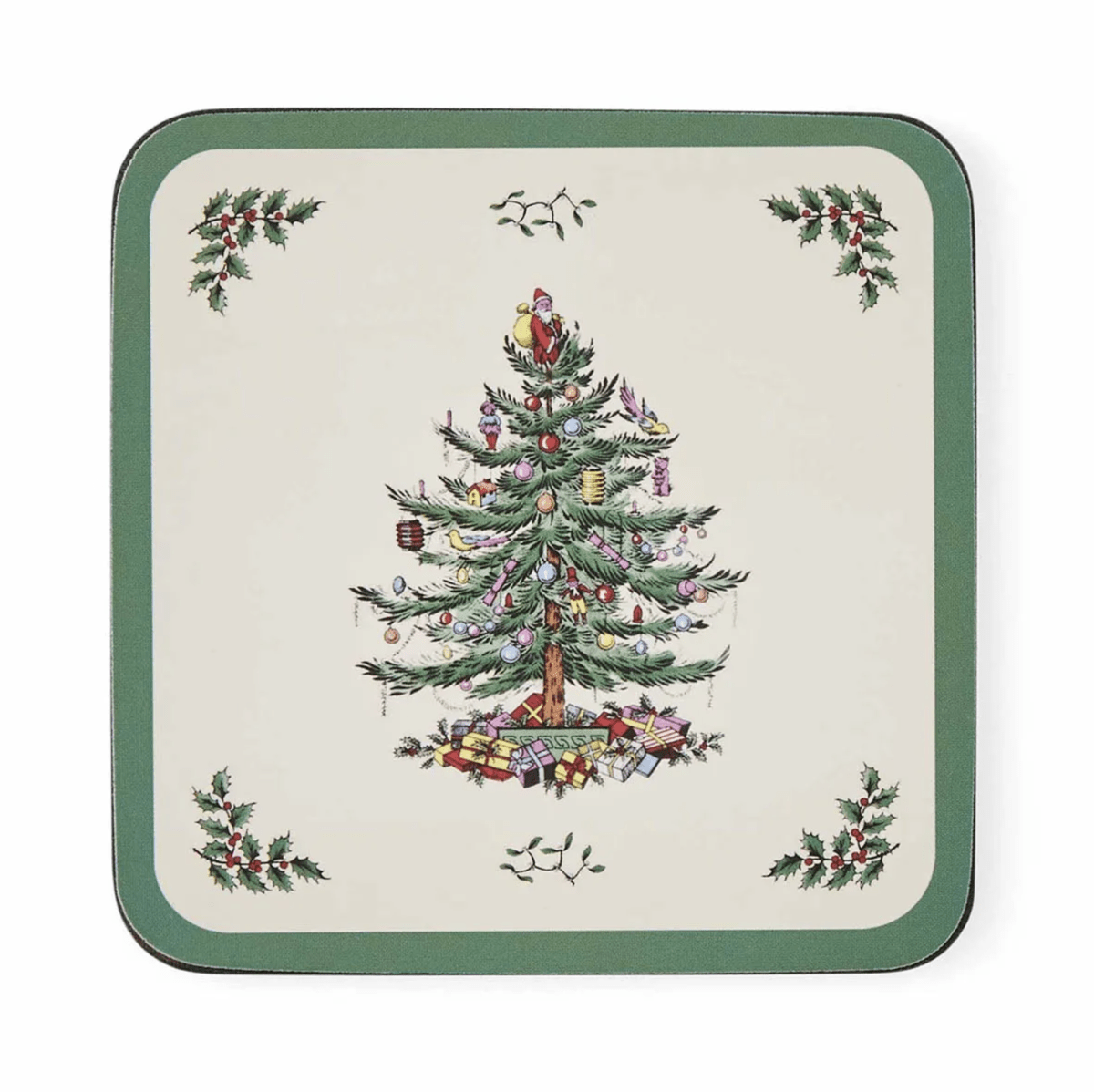 Spode Set of 6 Christmas Tree Coasters | Mollie & Fred – Mollie and ...