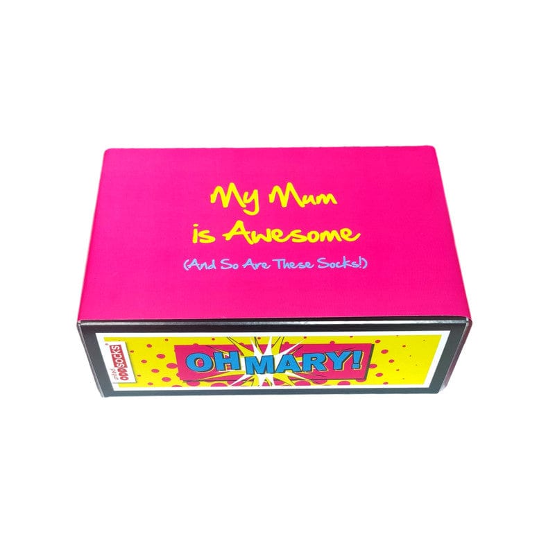 United Odd Socks Socks Awesome Mum Oddsocks Gift Set - Ladies Novelty Socks