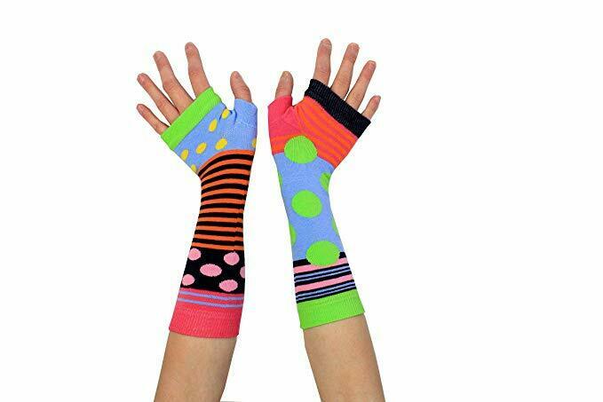 United Odd Socks Socks Colourful Spotted & Striped Arm Warmers