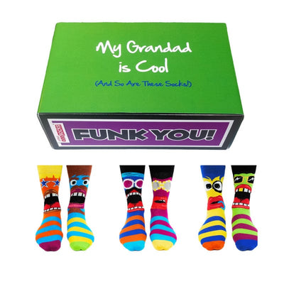 United Odd Socks Socks Cool Grandad Oddsocks Gift Set - Mens Novelty Socks