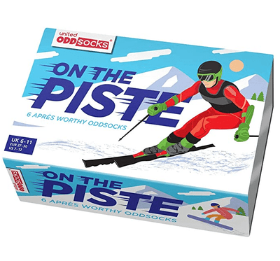 United Odd Socks Socks 'On The Piste' Mens Novelty Socks