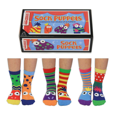 United Odd Socks Socks Sock Puppet Children's Socks Presented In Gift Box