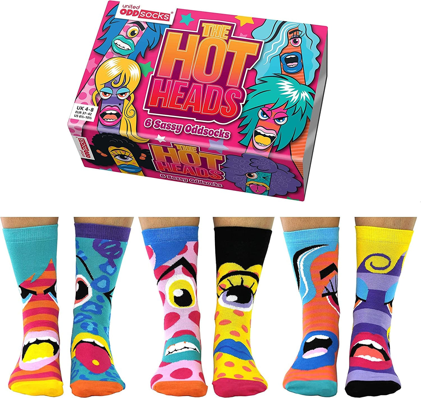 United Odd Socks Socks The Hot Heads Women's Socks