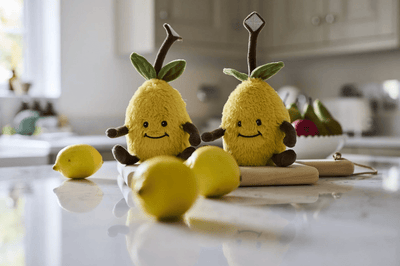 Warmies Microwavable Toy Lavender Scented Microwaveable Detachable Lemons