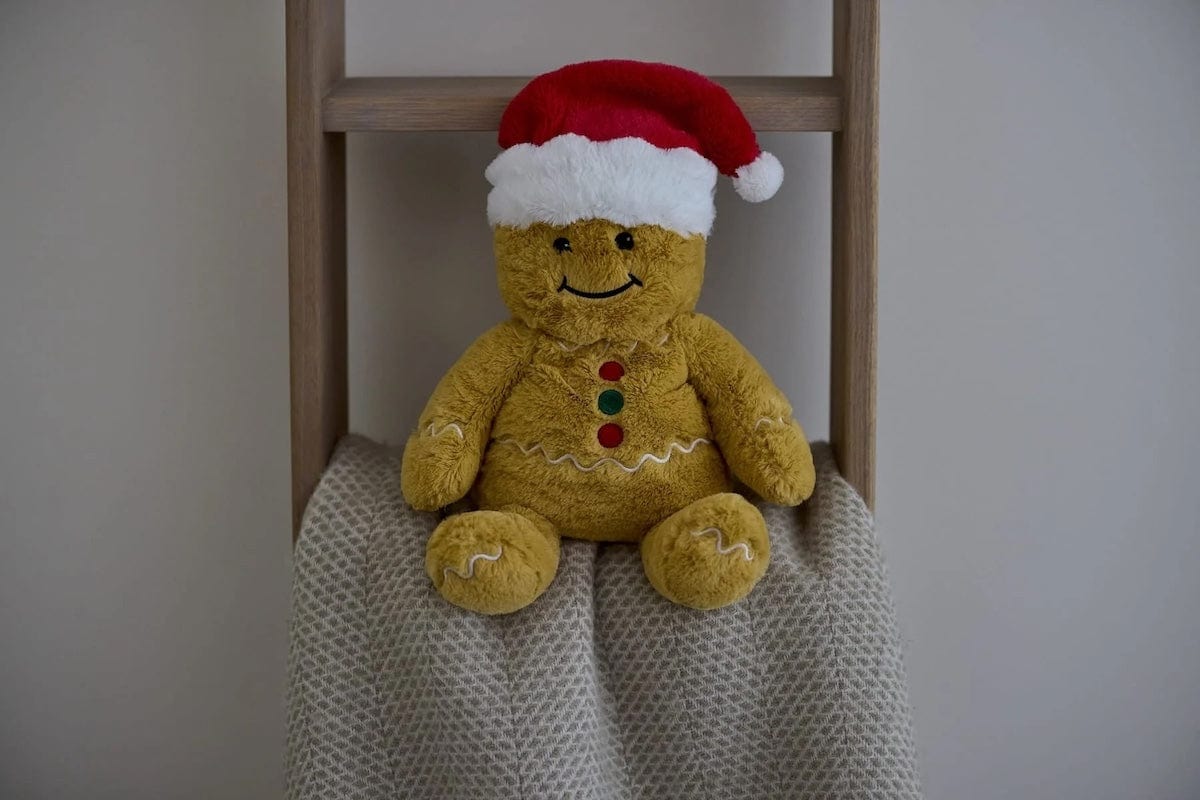 Warmies Microwavable Toy Warmies Lavender Scented Microwaveable Gingerbread Christmas Plush