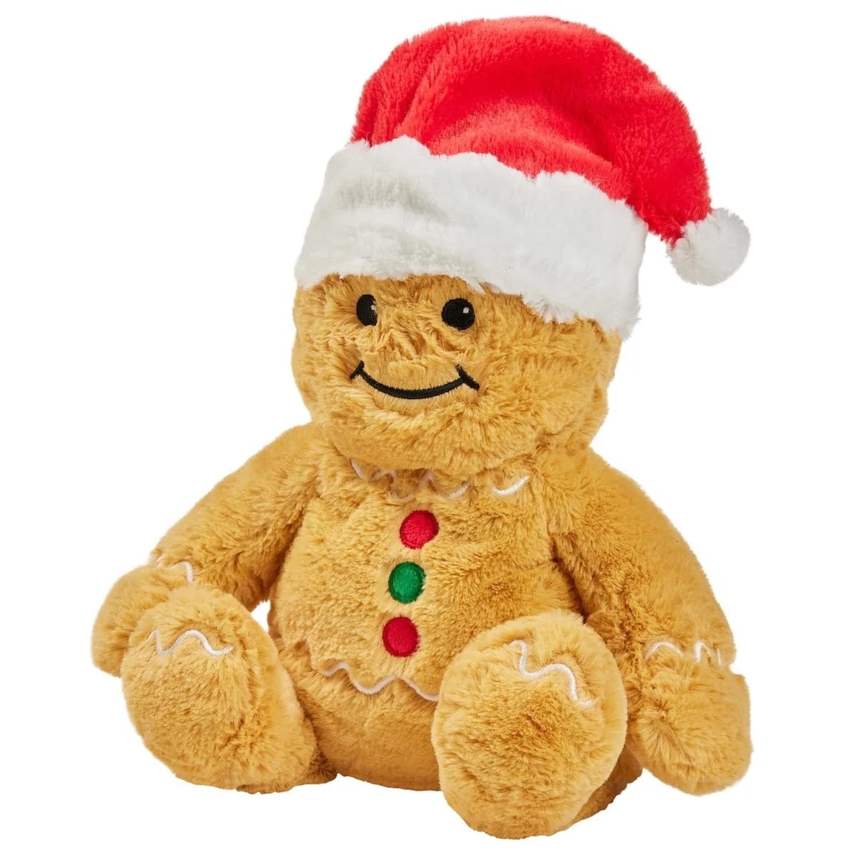 Warmies Microwavable Toy Warmies Lavender Scented Microwaveable Gingerbread Christmas Plush