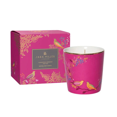 Wax Lyrical Candles & Diffusers Sara Miller Pink, Sandalwood, Cardamon & Oud Ceramic Candle