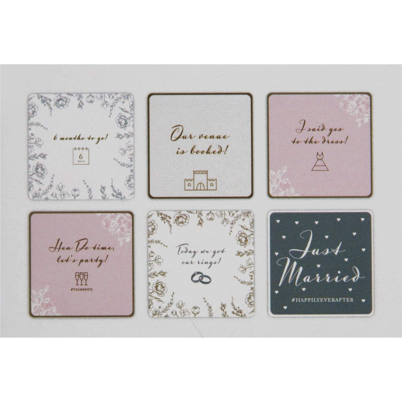 Widdop Gifts Memory Cards Amore Social Media Wedding Planning Milestone Cards