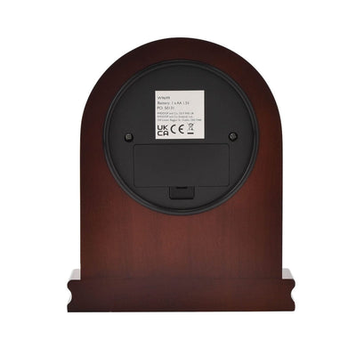 Widdop Gifts Clocks Arched Walnut Mantel Clock