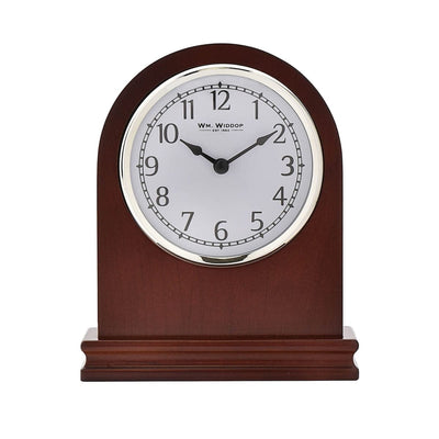 Widdop Gifts Clocks Arched Walnut Mantel Clock