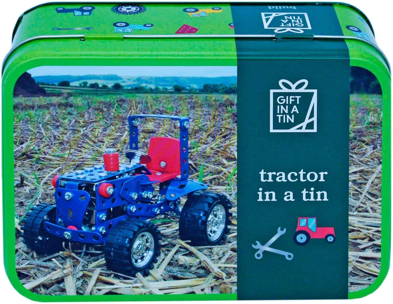 Widdop Gifts Novelty Gifts Build Your Own Tractor Gift in a Tin