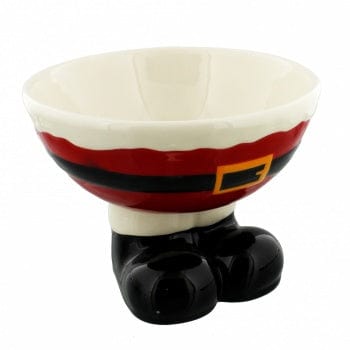 Widdop Gifts Christmas Decorations Ceramic Novelty Santa Sweet Bowl