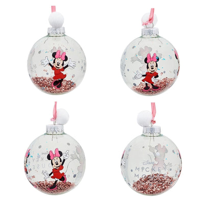 Widdop Gifts Christmas Decorations Disney Mickey and Friends Set of 7 Christmas Tree Baubles
