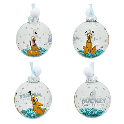 Widdop Gifts Christmas Decorations Disney Mickey and Friends Set of 7 Christmas Tree Baubles