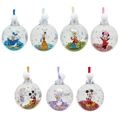 Widdop Gifts Christmas Decorations Disney Mickey and Friends Set of 7 Christmas Tree Baubles