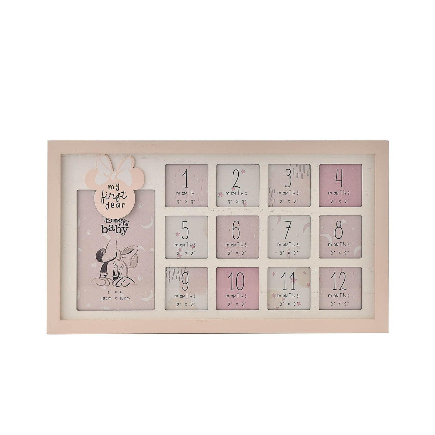 Widdop Gifts Photo Frames & Albums Disney Minnie Mouse Baby's First Year Photo Frame