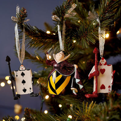 Widdop Gifts Christmas Decorations Disney Queen of Hearts Christmas Tree Decorations