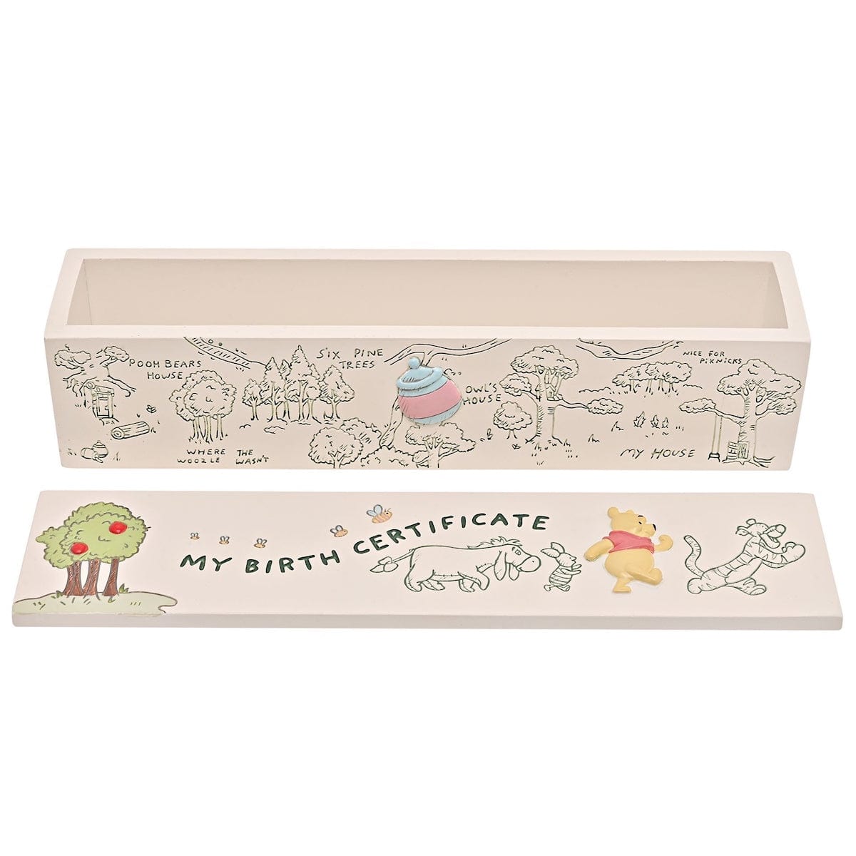 Widdop Gifts Novelty Gifts Disney Winnie the Pooh Birth Certificate Holder