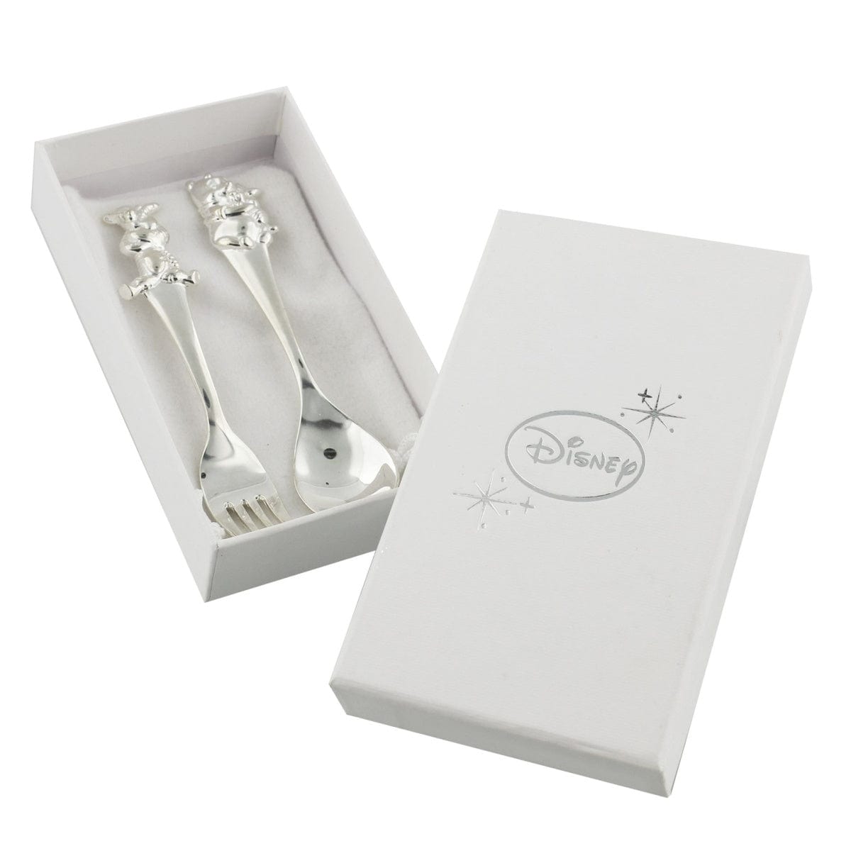 Widdop Gifts Novelty Gifts Disney Winnie the Pooh Silver Plated Fork and Spoon Gift Set