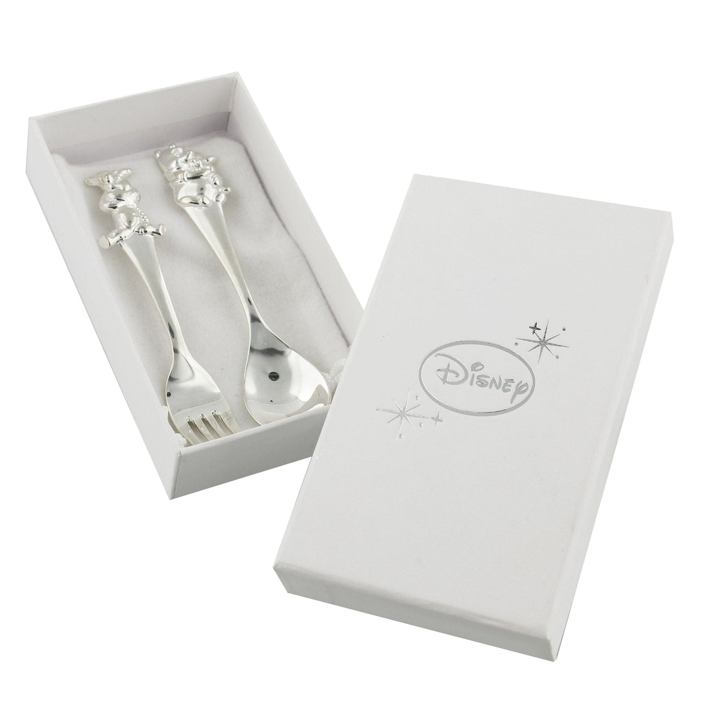 Widdop Gifts Novelty Gifts Disney Winnie the Pooh Silver Plated Fork and Spoon Gift Set