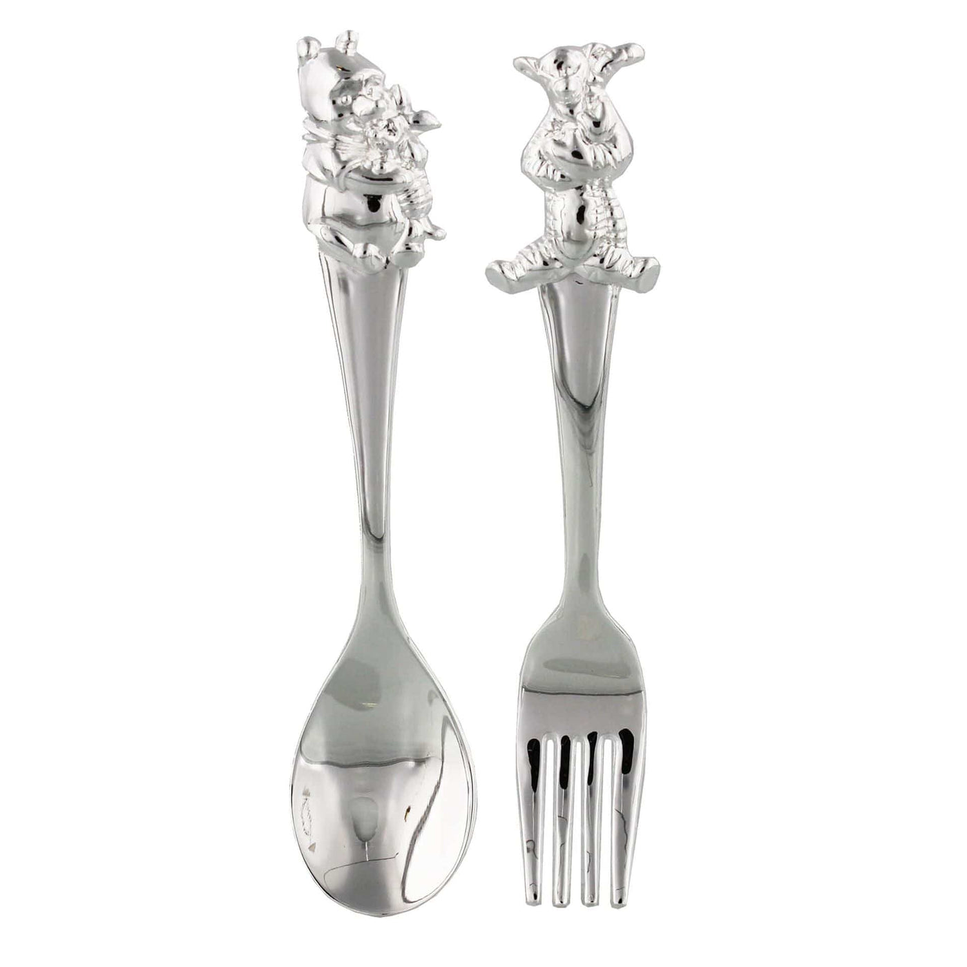 Widdop Gifts Novelty Gifts Disney Winnie the Pooh Silver Plated Fork and Spoon Gift Set