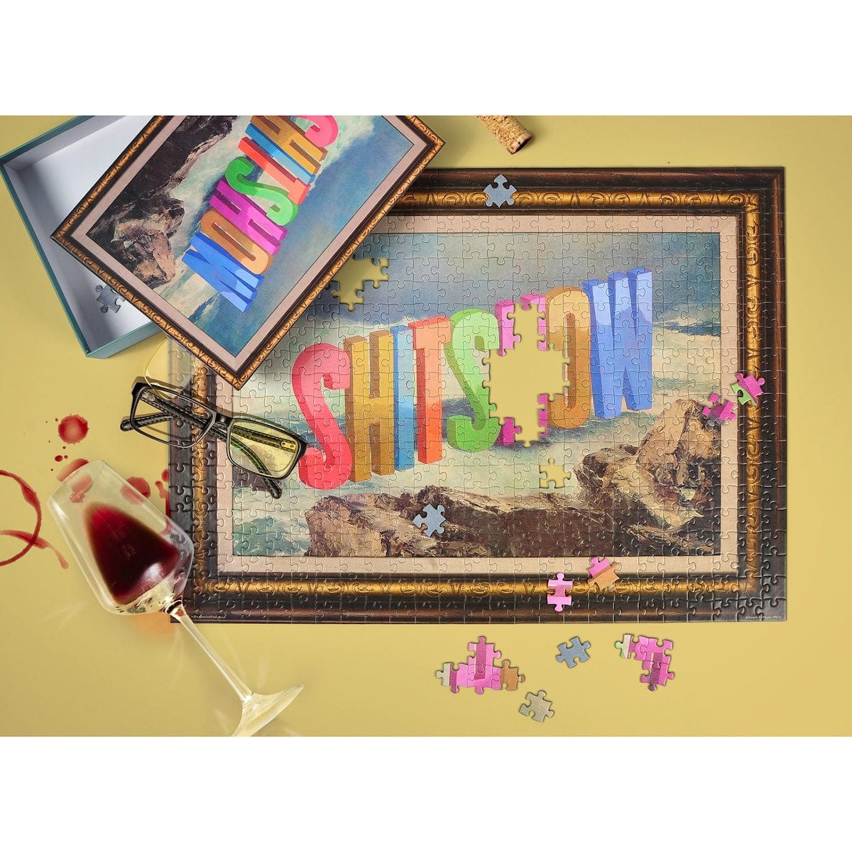 Widdop Gifts Novelty Gifts Fred 500 Piece S**t Show Novelty Jigsaw Puzzle