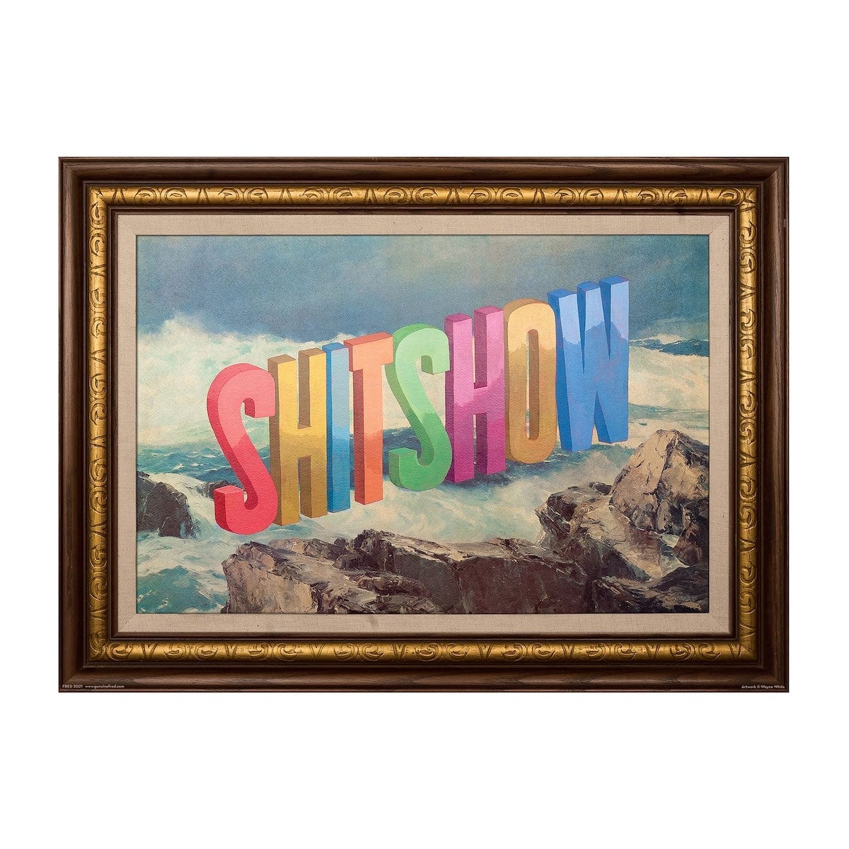 Widdop Gifts Novelty Gifts Fred 500 Piece S**t Show Novelty Jigsaw Puzzle