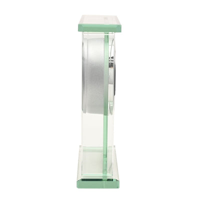 Widdop Gifts Clocks Glass Design Mantel Clock