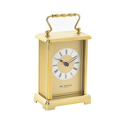 Widdop Gifts Clocks Gold Two Tone Carriage Clock
