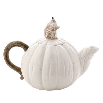 Widdop Gifts Kitchen Accessories Hedgehog and Pumpkin Tea Pot